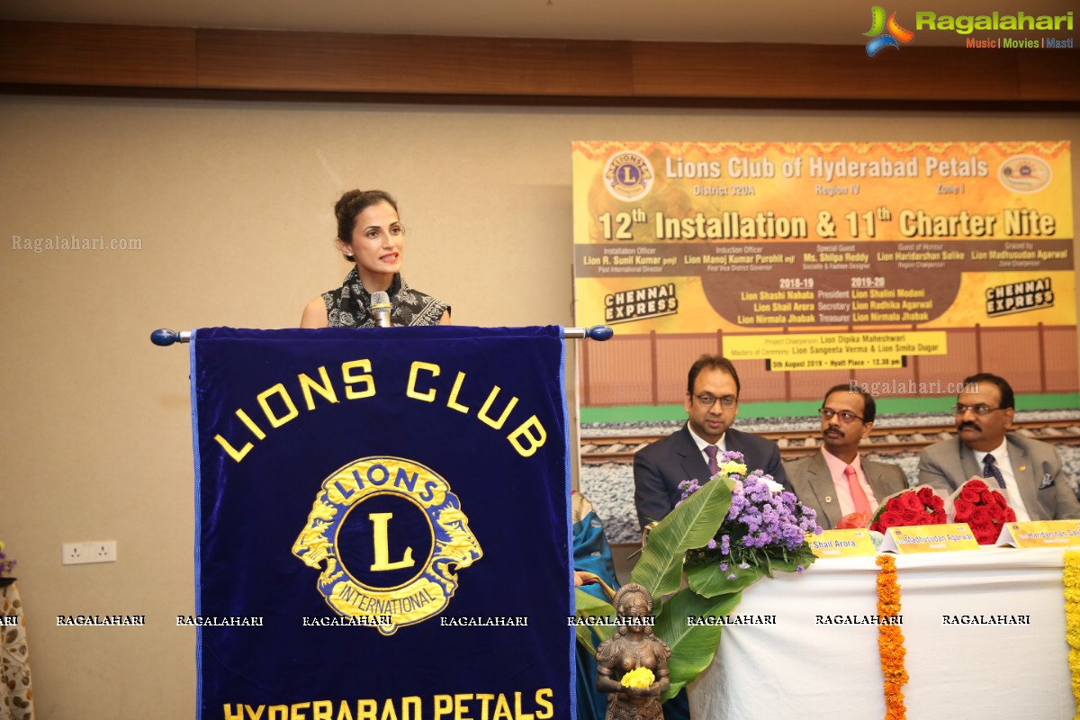 Lions Club of Hyderabad Petals 12th Installation & 11th Charter Night at Hyatt Place - Theme: Chennai Express