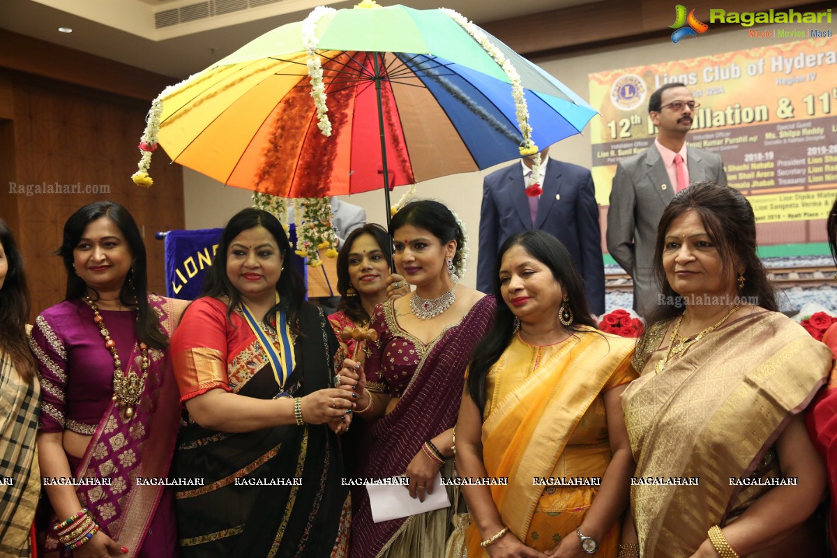 Lions Club of Hyderabad Petals 12th Installation & 11th Charter Night at Hyatt Place - Theme: Chennai Express