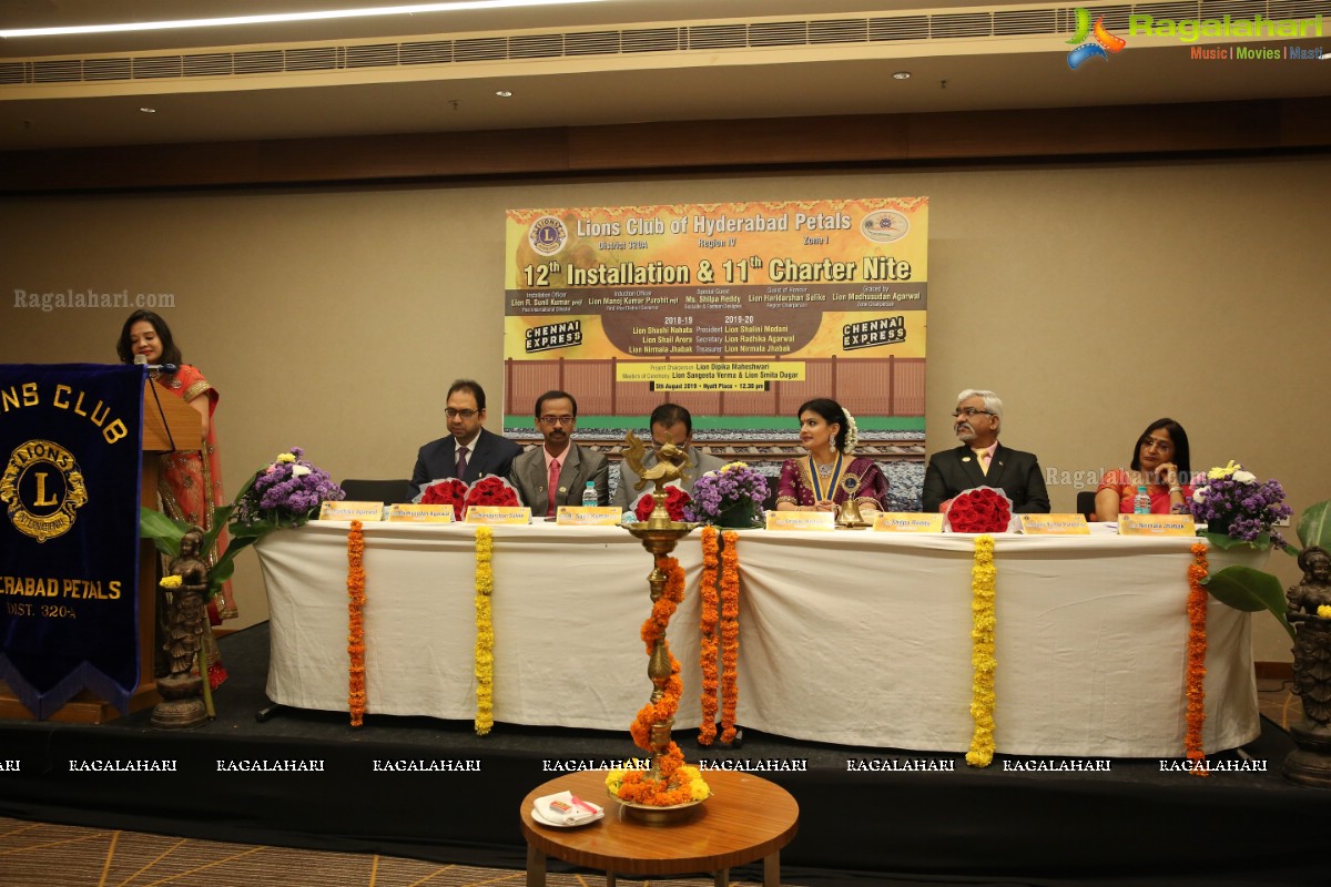 Lions Club of Hyderabad Petals 12th Installation & 11th Charter Night at Hyatt Place - Theme: Chennai Express