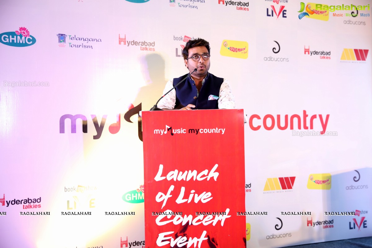 My Music My Country Arijit Singh Live in Concert Poster Launch at Cyber Conventions