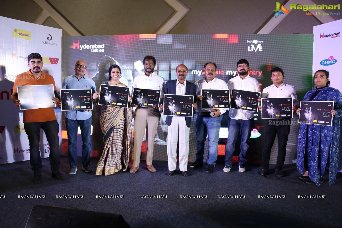 My Music My Country Arijit Singh Live in Concert Poster Launch at Cyber Conventions