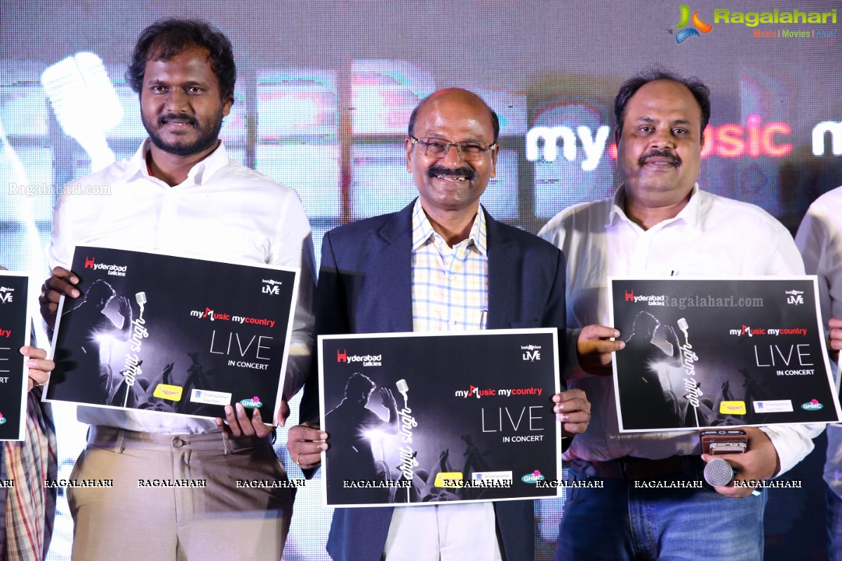 My Music My Country Arijit Singh Live in Concert Poster Launch at Cyber Conventions