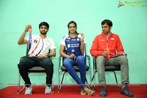 Badminton Stars PV Singhu & Sai Praneeth's Meet & Greet