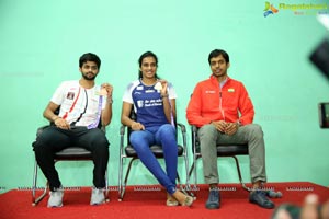 Badminton Stars PV Singhu & Sai Praneeth's Meet & Greet