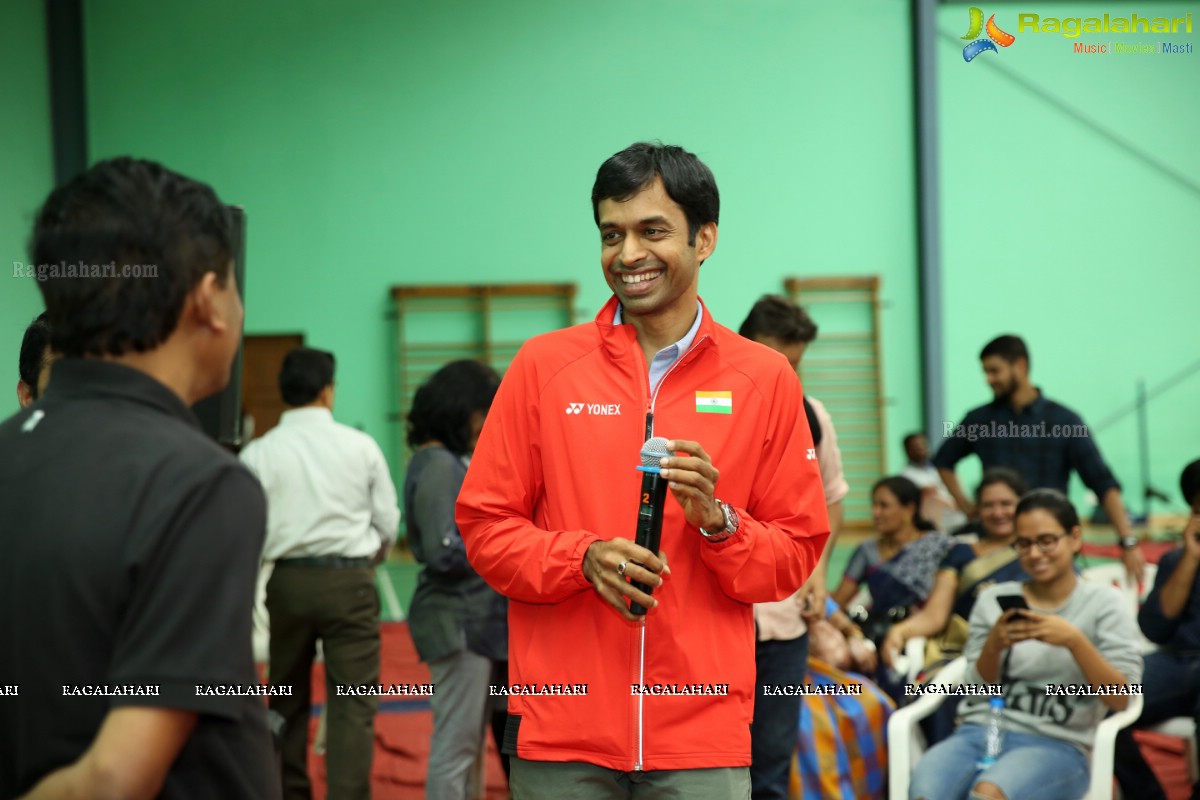 Pullela Gopichand Badminton Foundation Press Meet to Meet & Greet the Badminton Stars