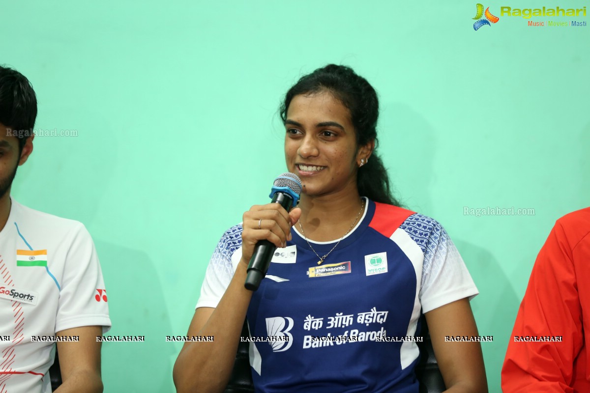 Pullela Gopichand Badminton Foundation Press Meet to Meet & Greet the Badminton Stars