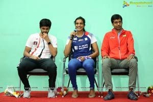 Badminton Stars PV Singhu & Sai Praneeth's Meet & Greet