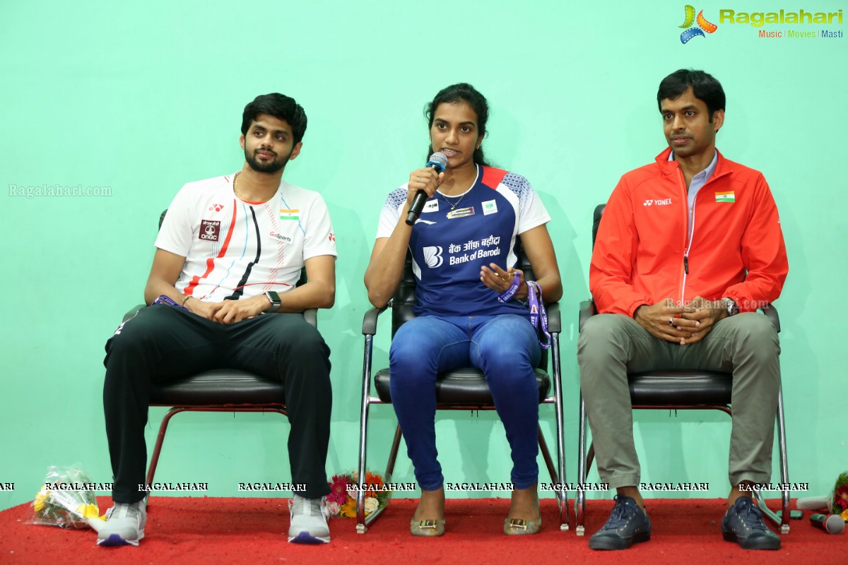 Pullela Gopichand Badminton Foundation Press Meet to Meet & Greet the Badminton Stars