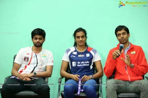 Badminton Stars PV Singhu & Sai Praneeth's Meet & Greet