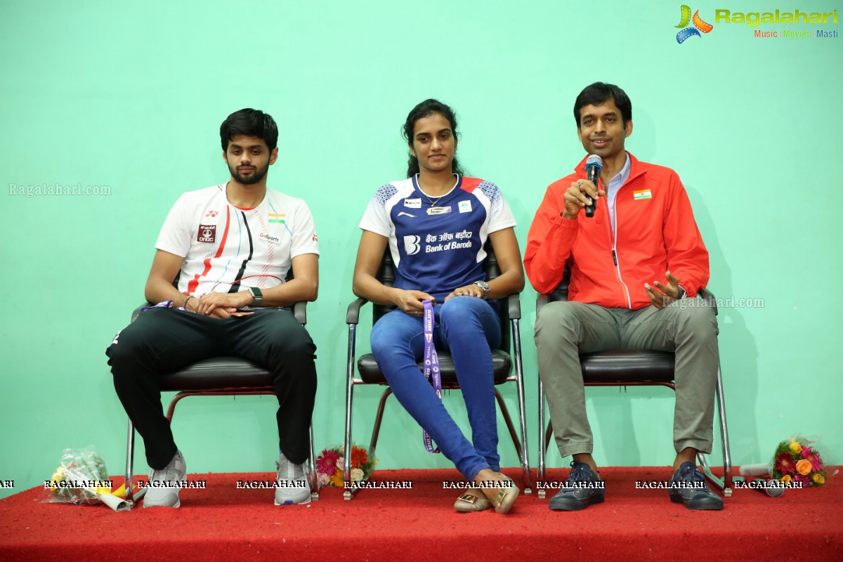 Pullela Gopichand Badminton Foundation Press Meet to Meet & Greet the Badminton Stars