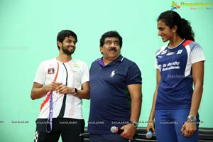 Badminton Stars PV Singhu & Sai Praneeth's Meet & Greet