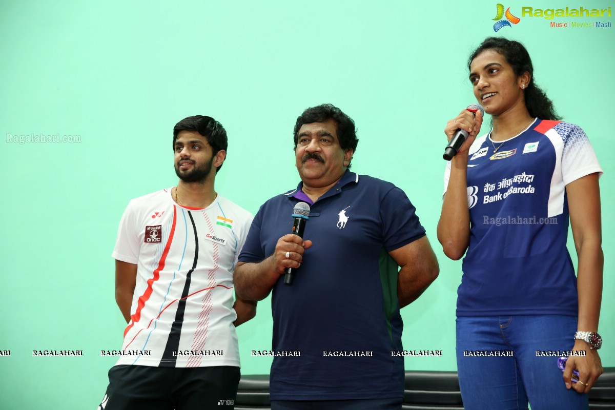 Pullela Gopichand Badminton Foundation Press Meet to Meet & Greet the Badminton Stars