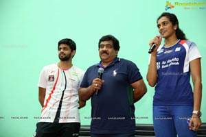 Badminton Stars PV Singhu & Sai Praneeth's Meet & Greet