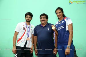 Badminton Stars PV Singhu & Sai Praneeth's Meet & Greet