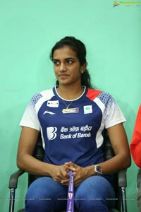 Badminton Stars PV Singhu & Sai Praneeth's Meet & Greet