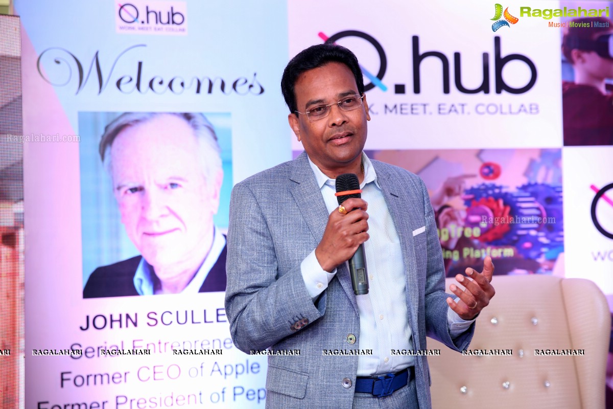 Q Hub Launch, Meet and Greet with John Sculley Former CEO of Apple &  Former President of Pepsi