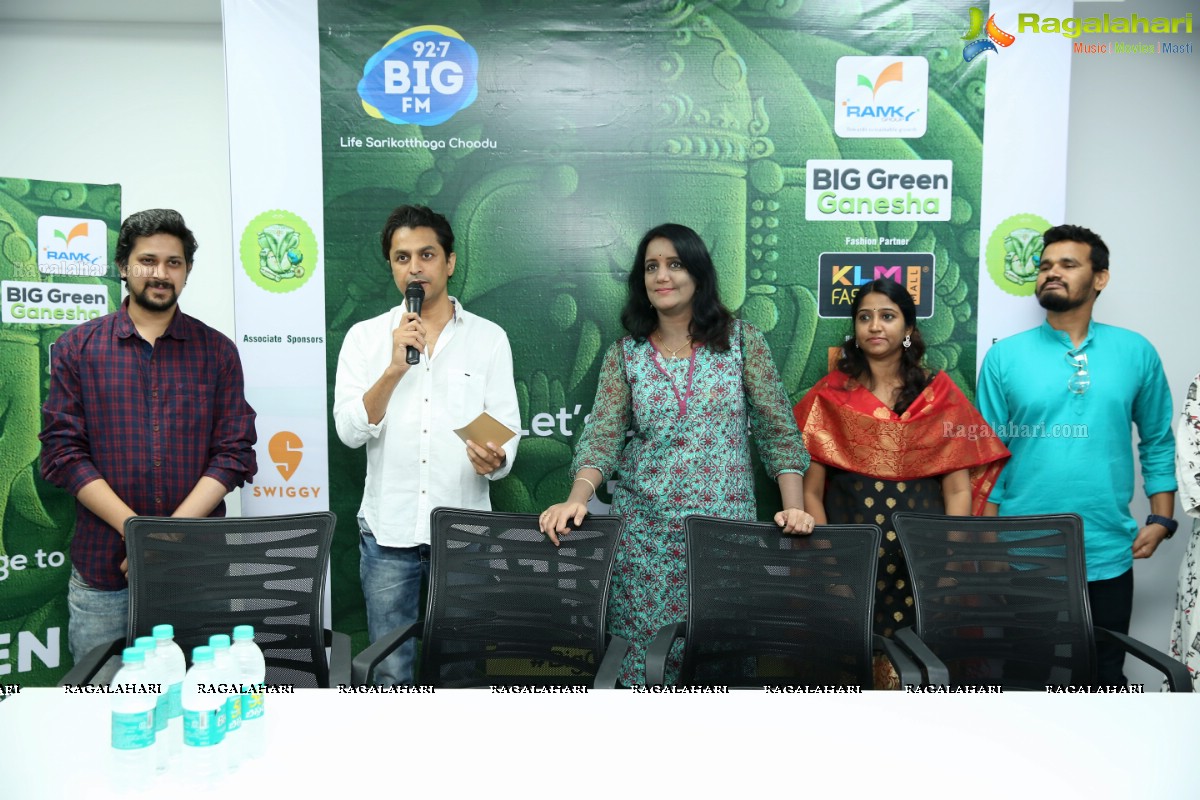 Ramky Big Green Ganesha 2019 Launch & Paper Collection Drive Vehicle Flag Off at 92.7 Big FM