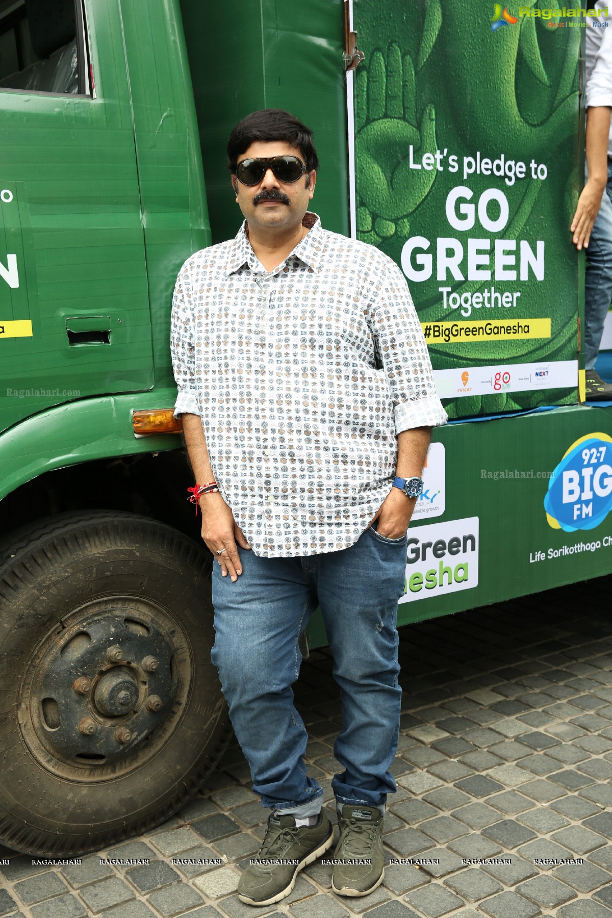 Ramky Big Green Ganesha 2019 Launch & Paper Collection Drive Vehicle Flag Off at 92.7 Big FM
