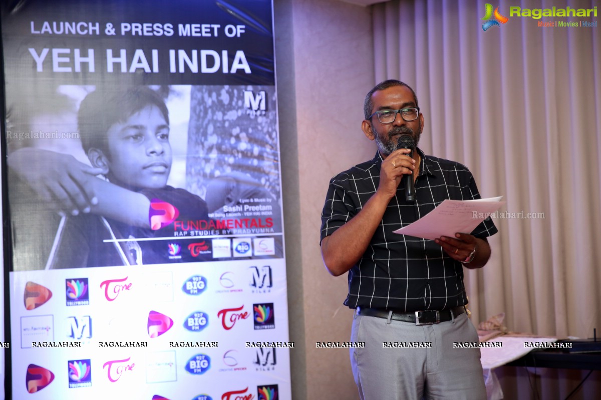 Music Director Shashi Preetam's Song 'Yeh Hai India' Launch at Hotel Mercure 