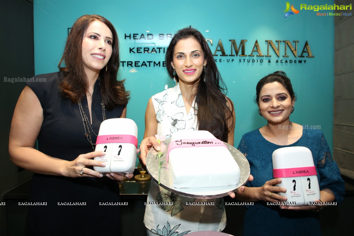 Tamanna MakeUp Studio Academy & Head Spa Sydney Launch at Westend Mall, Jubilee Hills