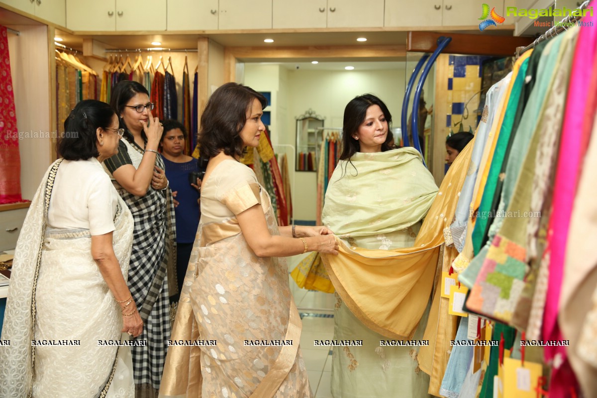 Amala Akkineni Launches Trisvaraa Sarang Boutique at Banjara Hills