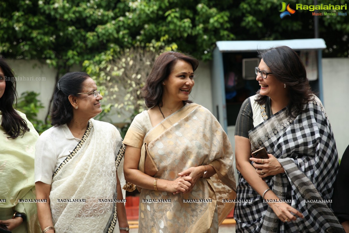 Amala Akkineni Launches Trisvaraa Sarang Boutique at Banjara Hills