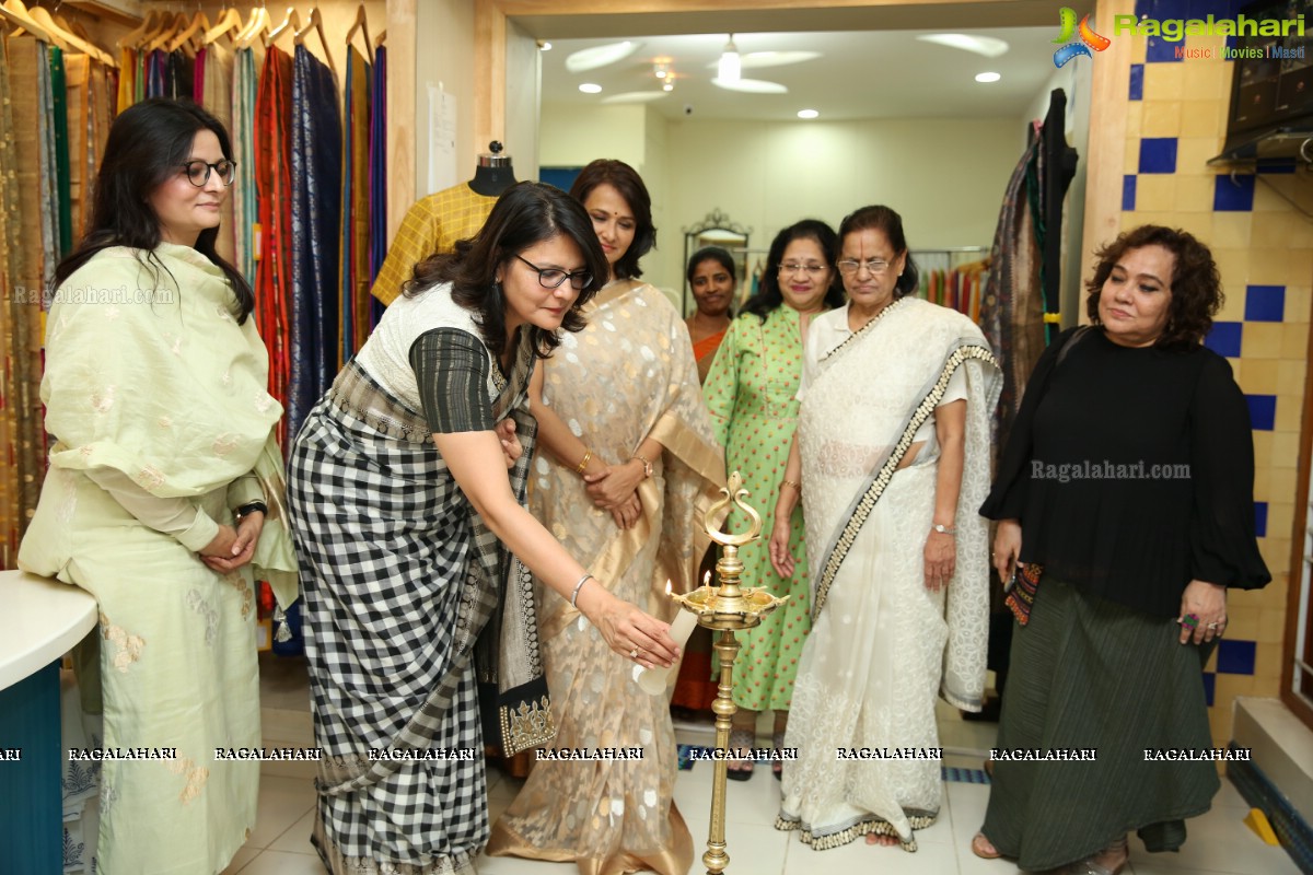 Amala Akkineni Launches Trisvaraa Sarang Boutique at Banjara Hills