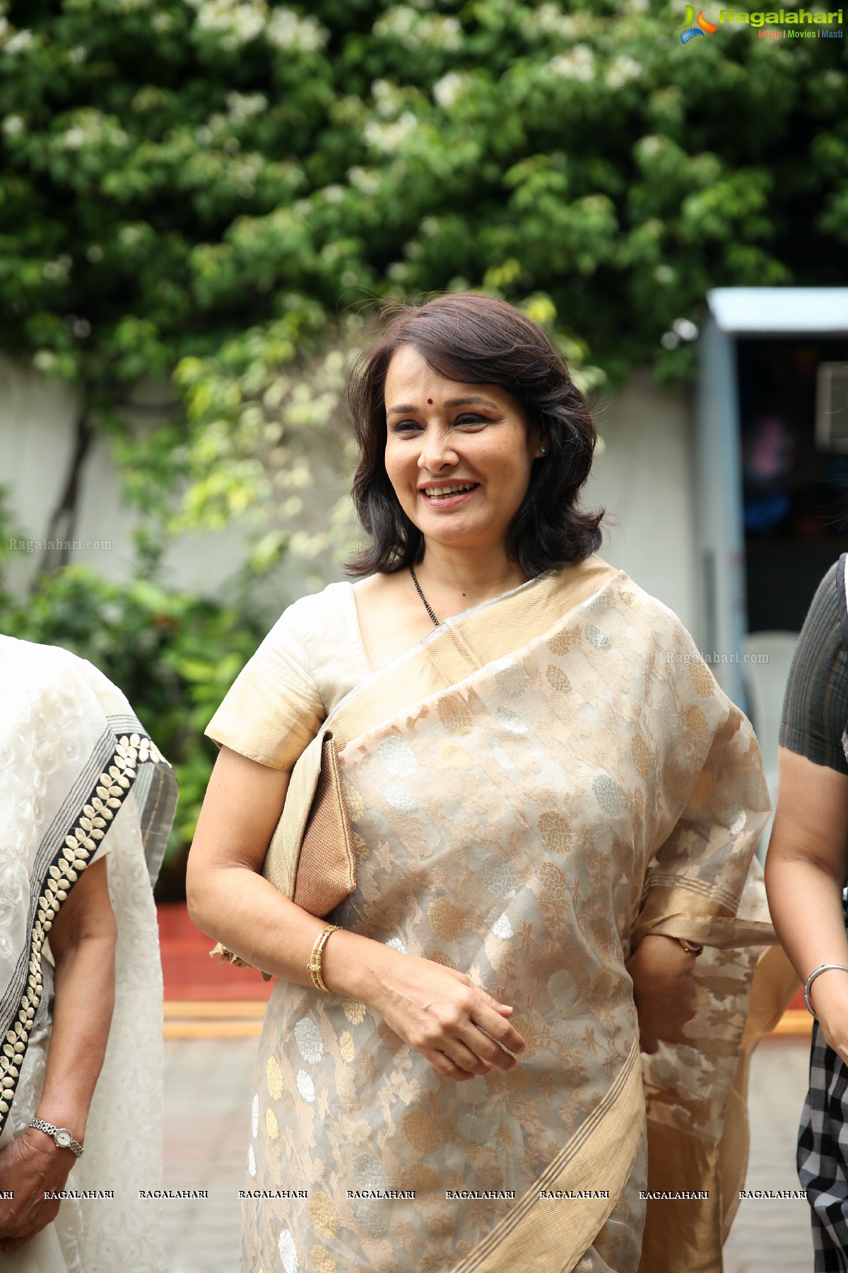 Amala Akkineni Launches Trisvaraa Sarang Boutique at Banjara Hills