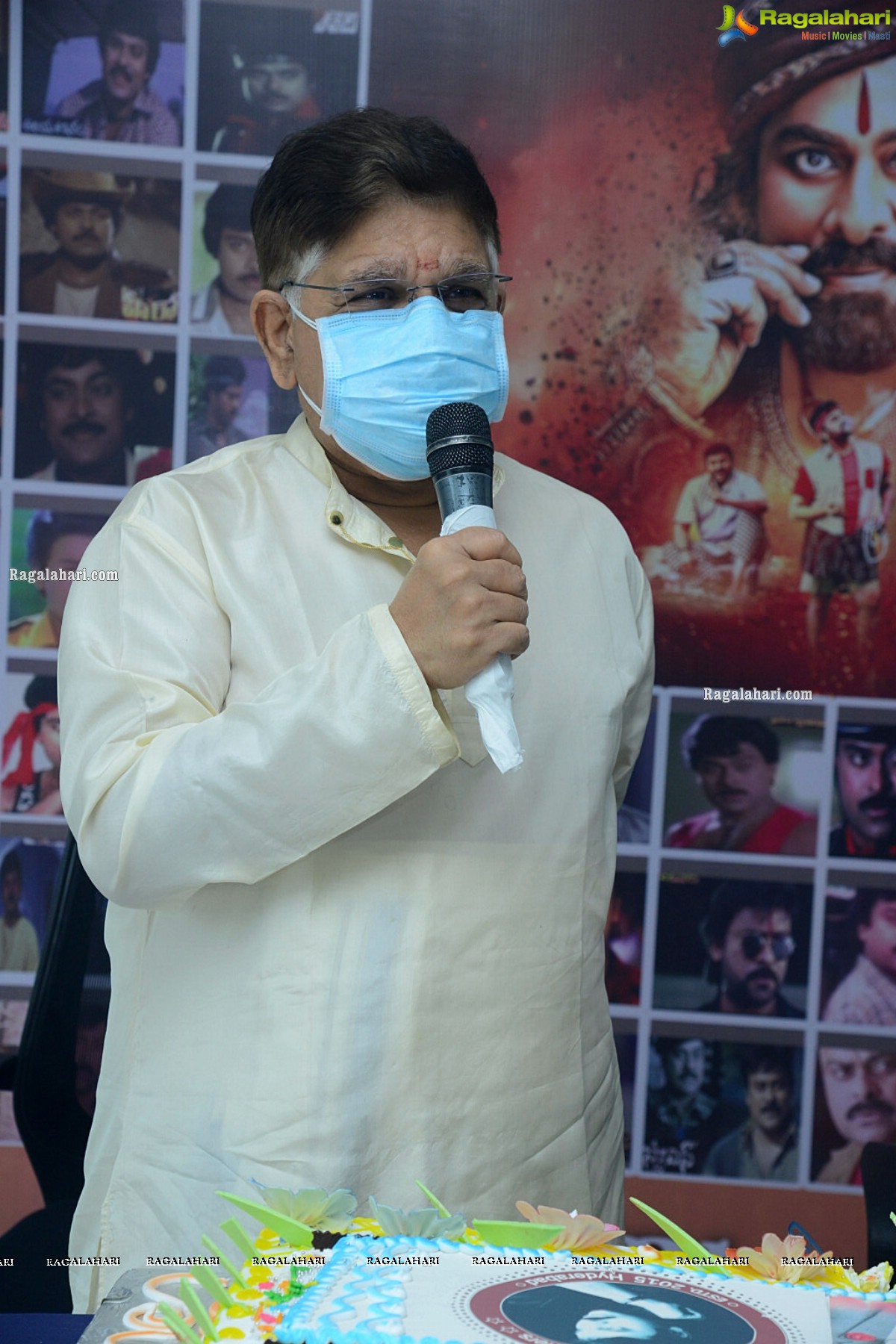 Allu Aravind And Naga Babu At Megastar Chiranjeevi Birthday Celebrations 2020 