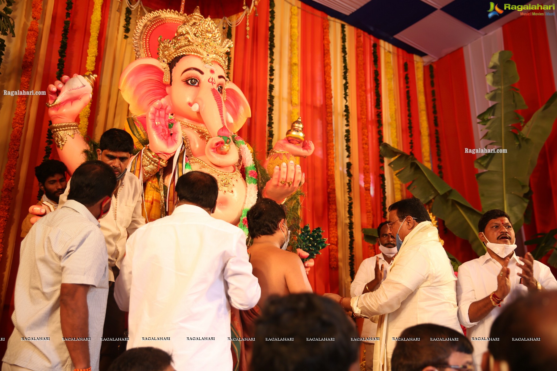 Khairatabad Ganesh 2020 in Dhanvantari Avatar