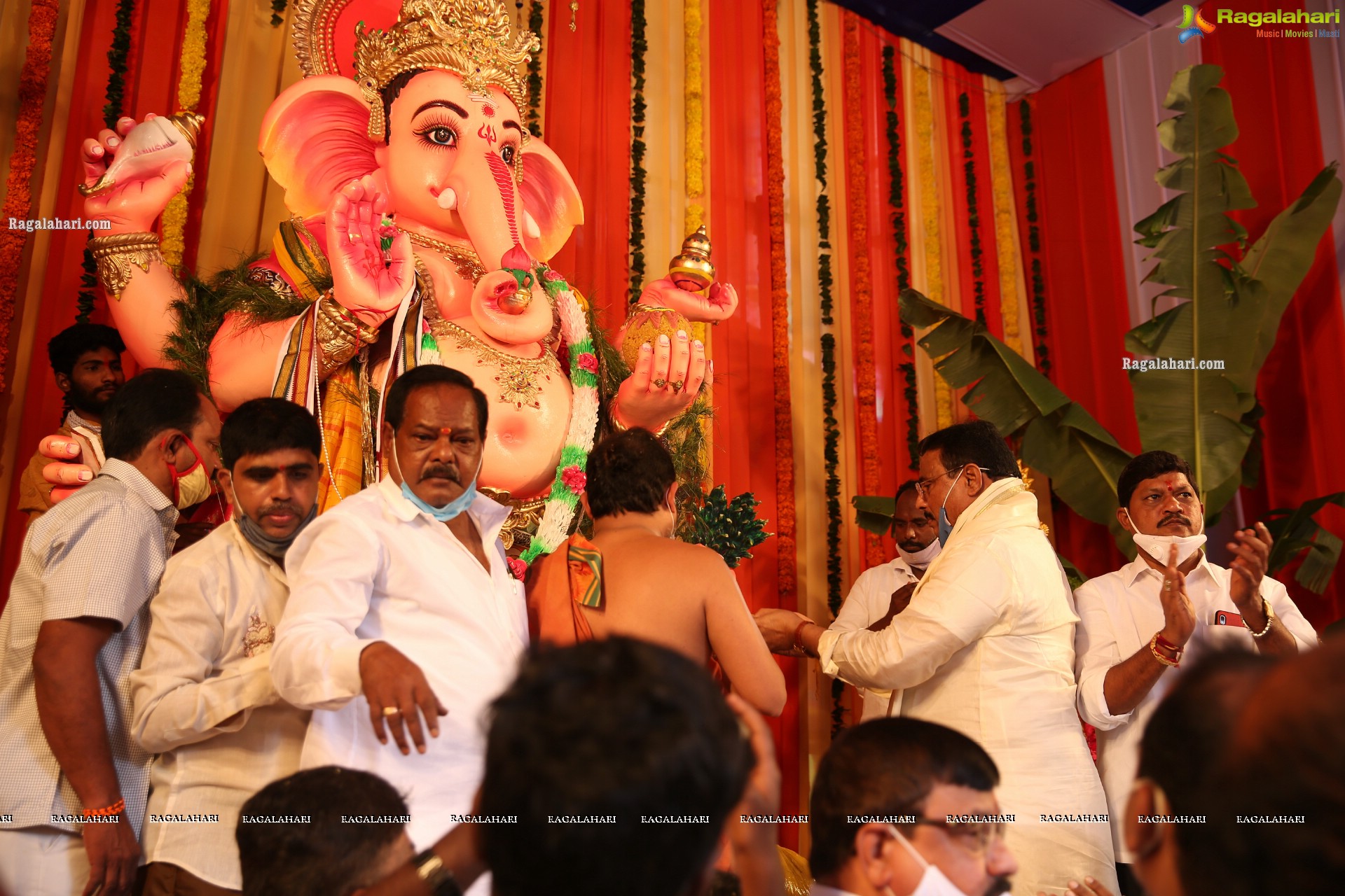 Khairatabad Ganesh 2020 in Dhanvantari Avatar