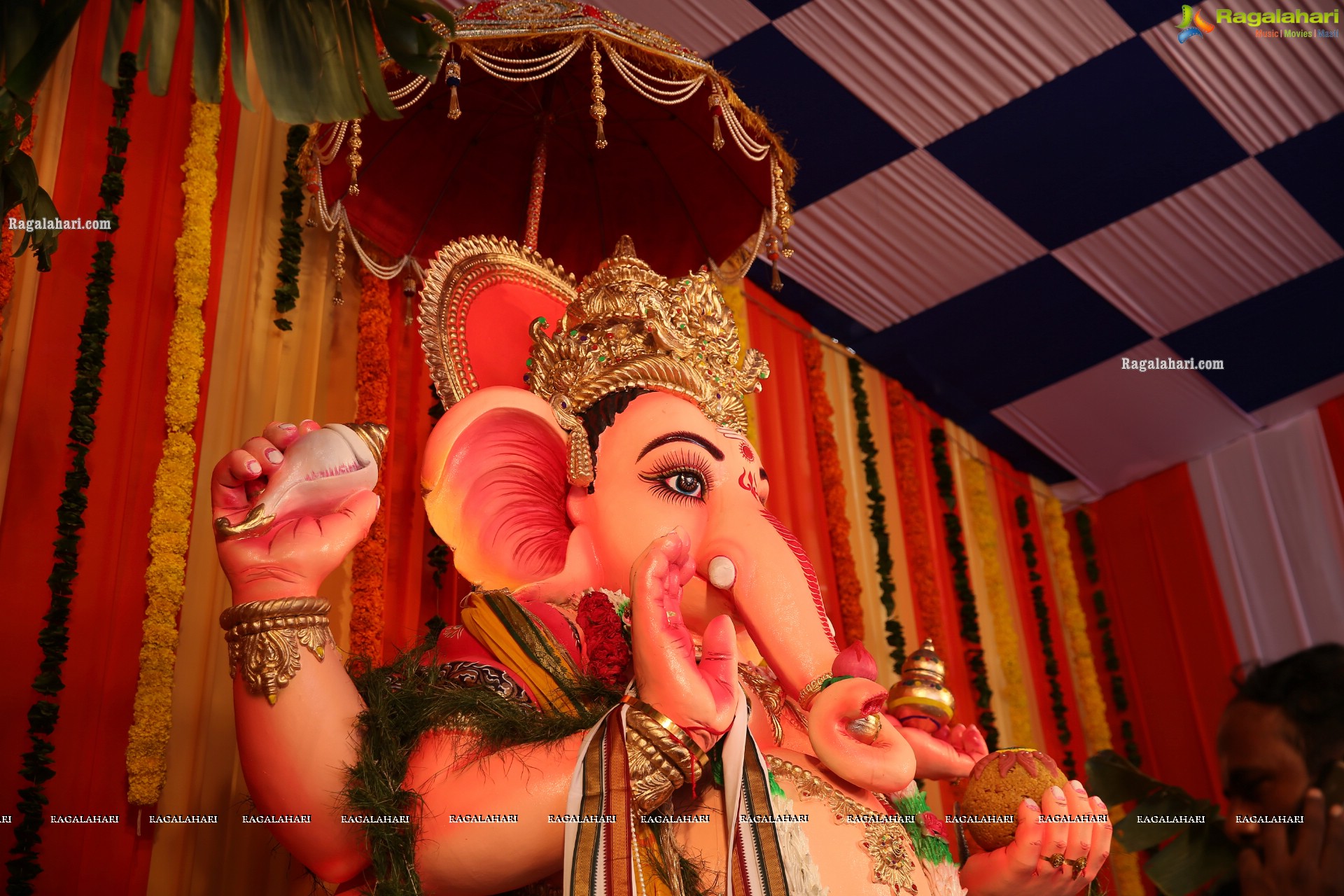 Khairatabad Ganesh 2020 in Dhanvantari Avatar