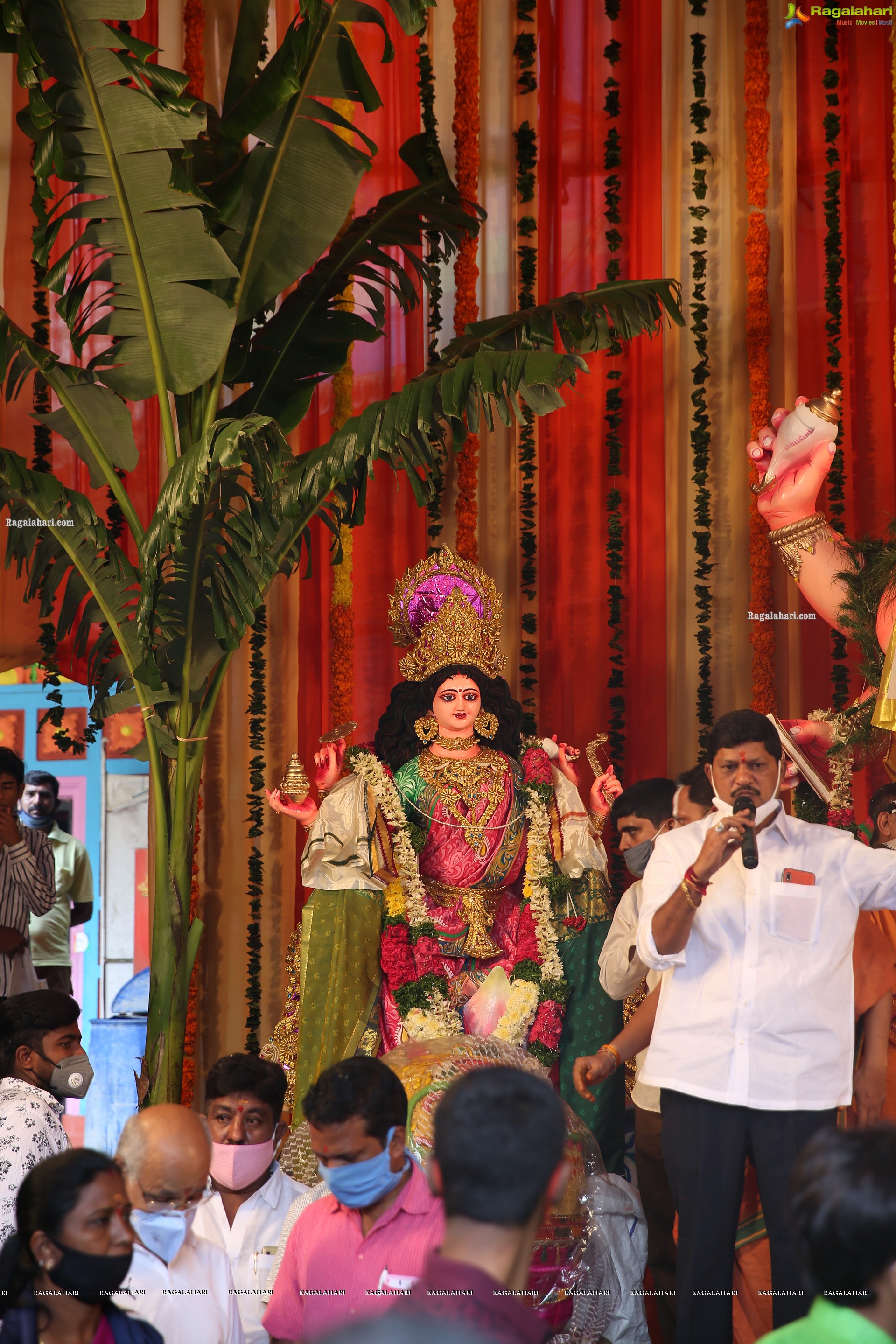 Khairatabad Ganesh 2020 in Dhanvantari Avatar