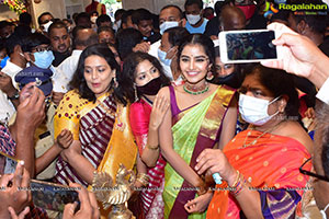 Anupama Parameshwaran Launches Kisan Fashion Mall at Nirmal