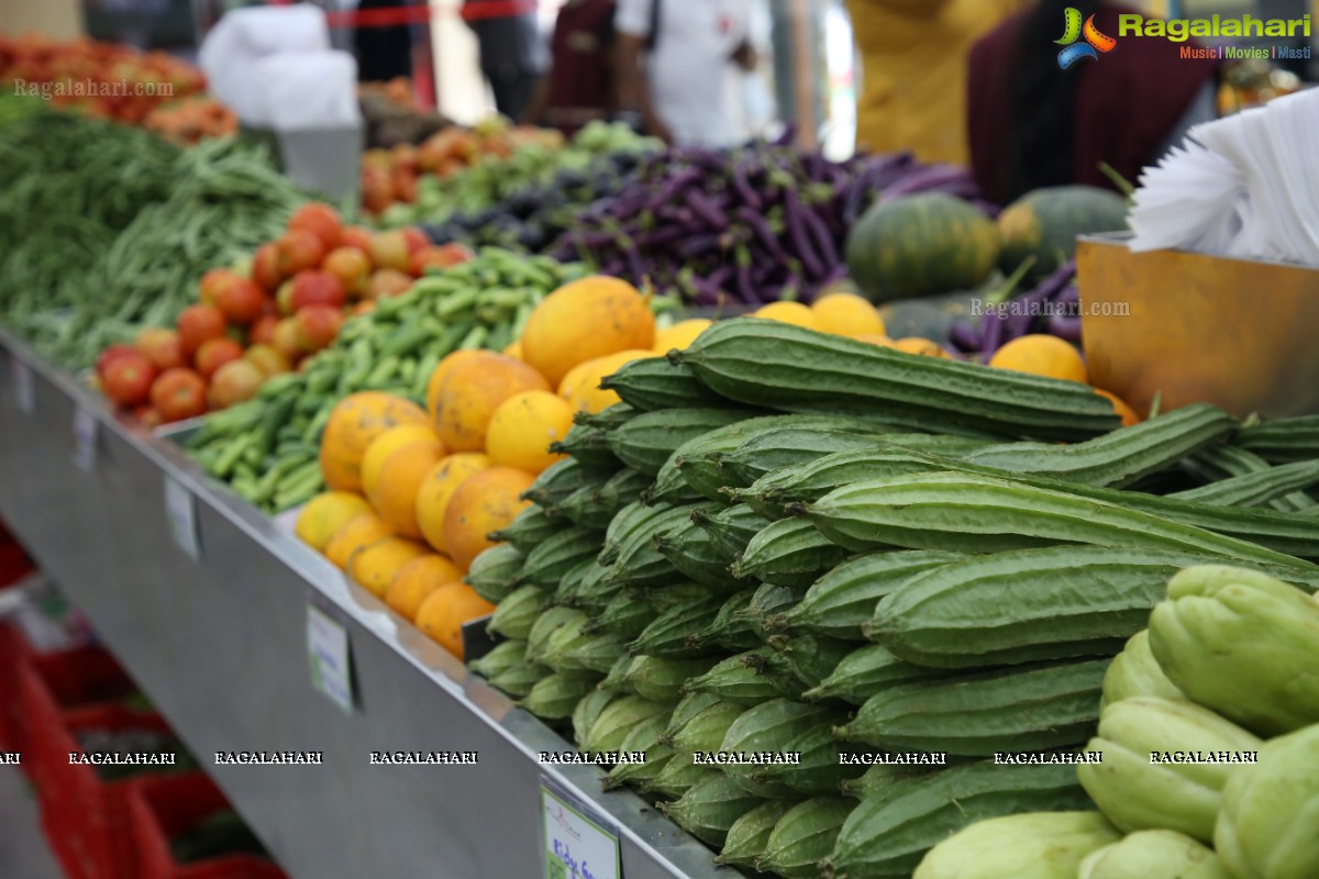 Nandamuri Vasundhara Devi Inaugurates Pure-O-Natural Fruits and Vegetables at Madhapur, Hyderabad