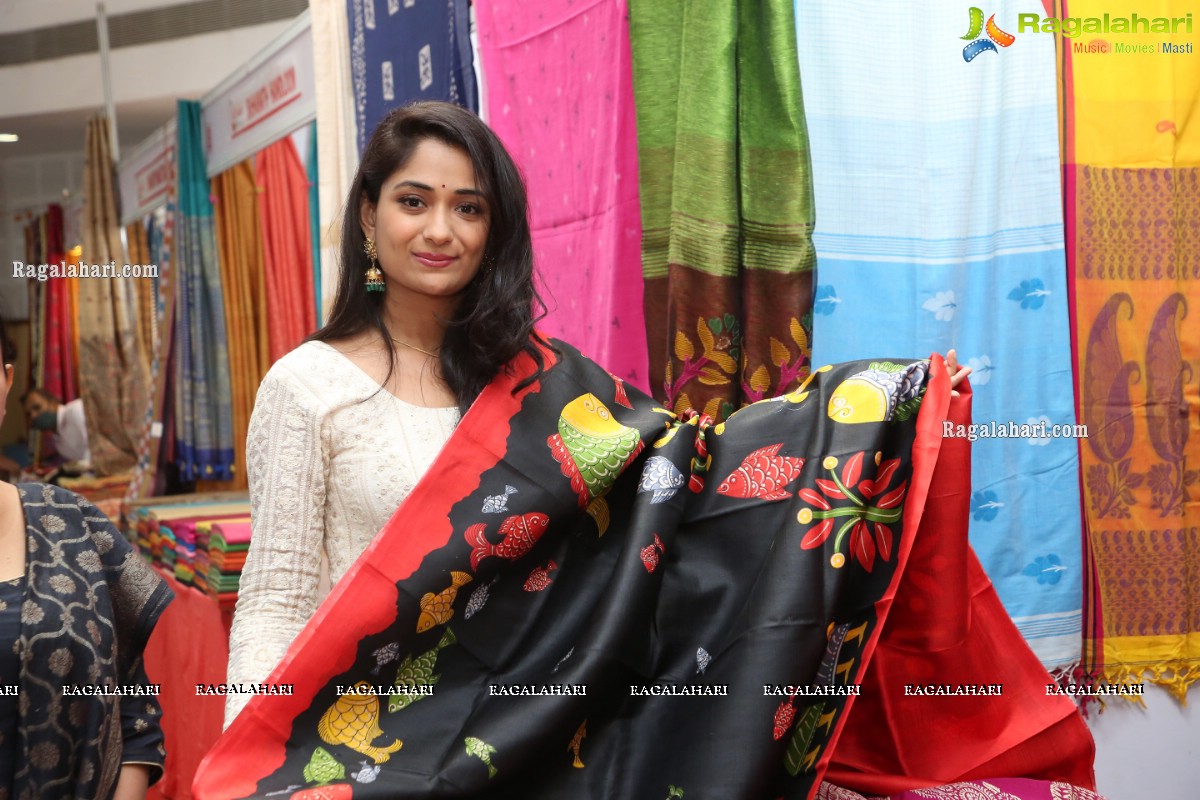 Sandhya Raju Inaugurates Silk India Expo August 2021 at Shilpakala Vedika