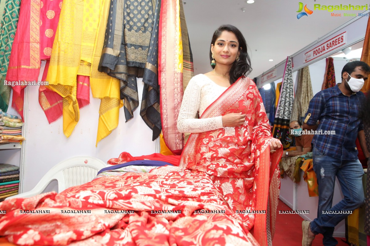 Sandhya Raju Inaugurates Silk India Expo August 2021 at Shilpakala Vedika