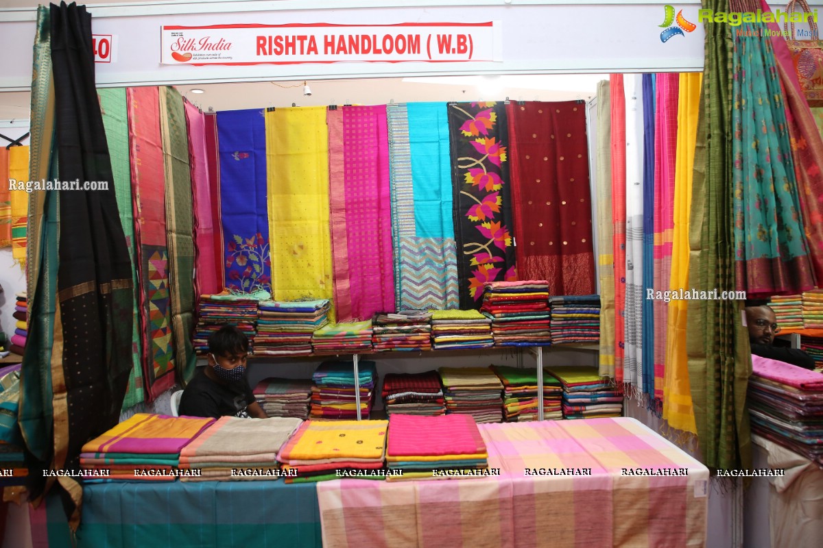 Sandhya Raju Inaugurates Silk India Expo August 2021 at Shilpakala Vedika