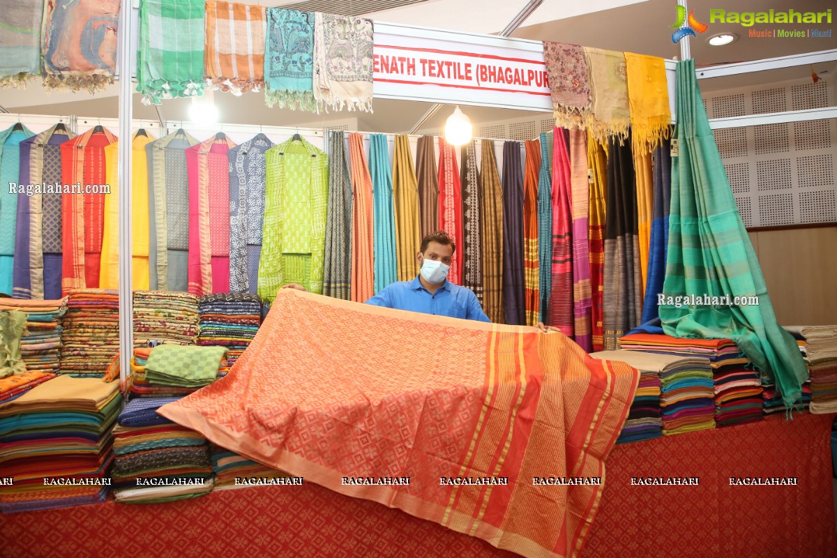 Sandhya Raju Inaugurates Silk India Expo August 2021 at Shilpakala Vedika