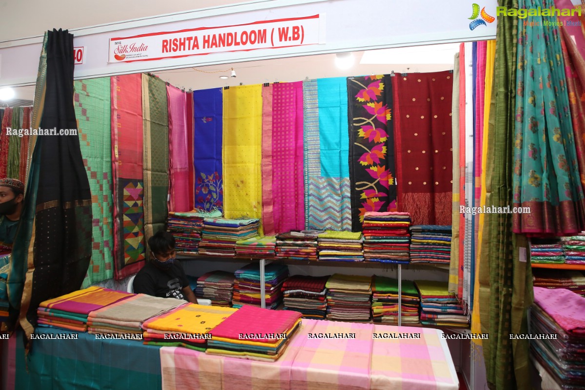 Sandhya Raju Inaugurates Silk India Expo August 2021 at Shilpakala Vedika