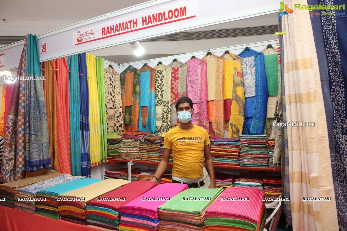 Sandhya Raju Inaugurates Silk India Expo August 2021 at Shilpakala Vedika