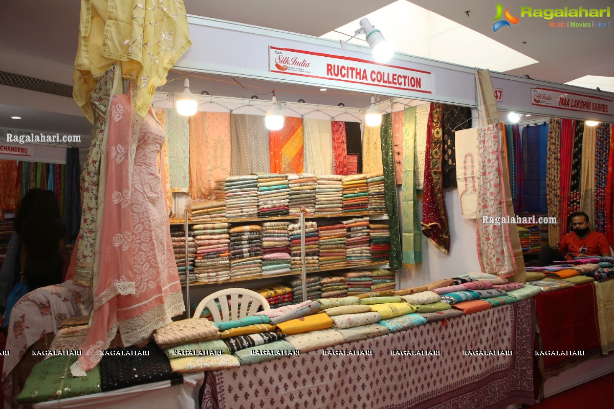 Sandhya Raju Inaugurates Silk India Expo August 2021 at Shilpakala Vedika