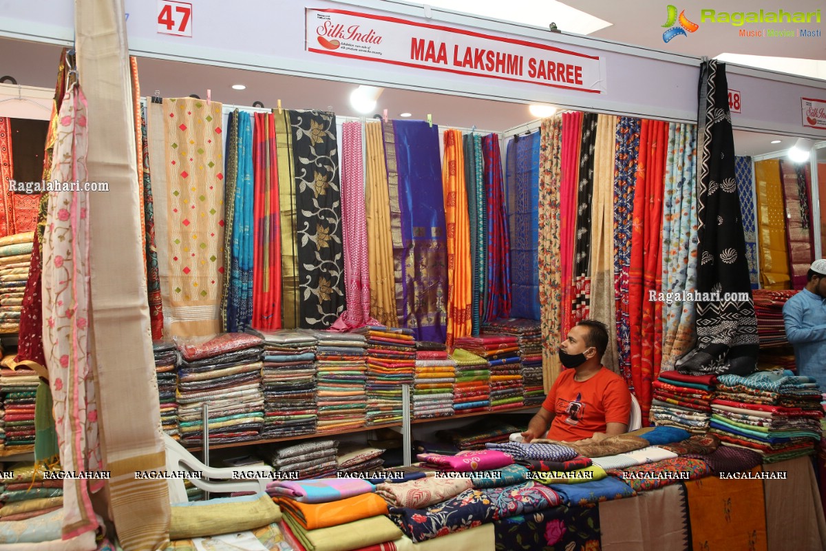 Sandhya Raju Inaugurates Silk India Expo August 2021 at Shilpakala Vedika