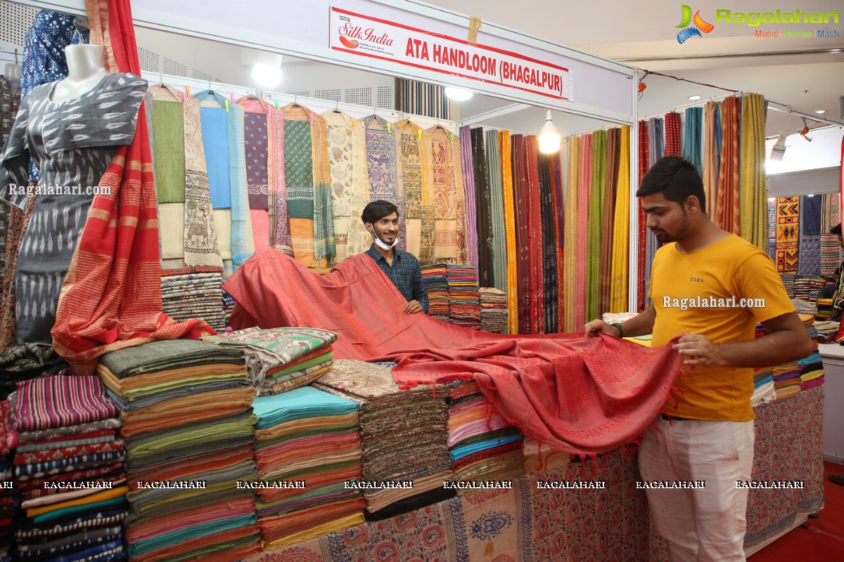 Sandhya Raju Inaugurates Silk India Expo August 2021 at Shilpakala Vedika