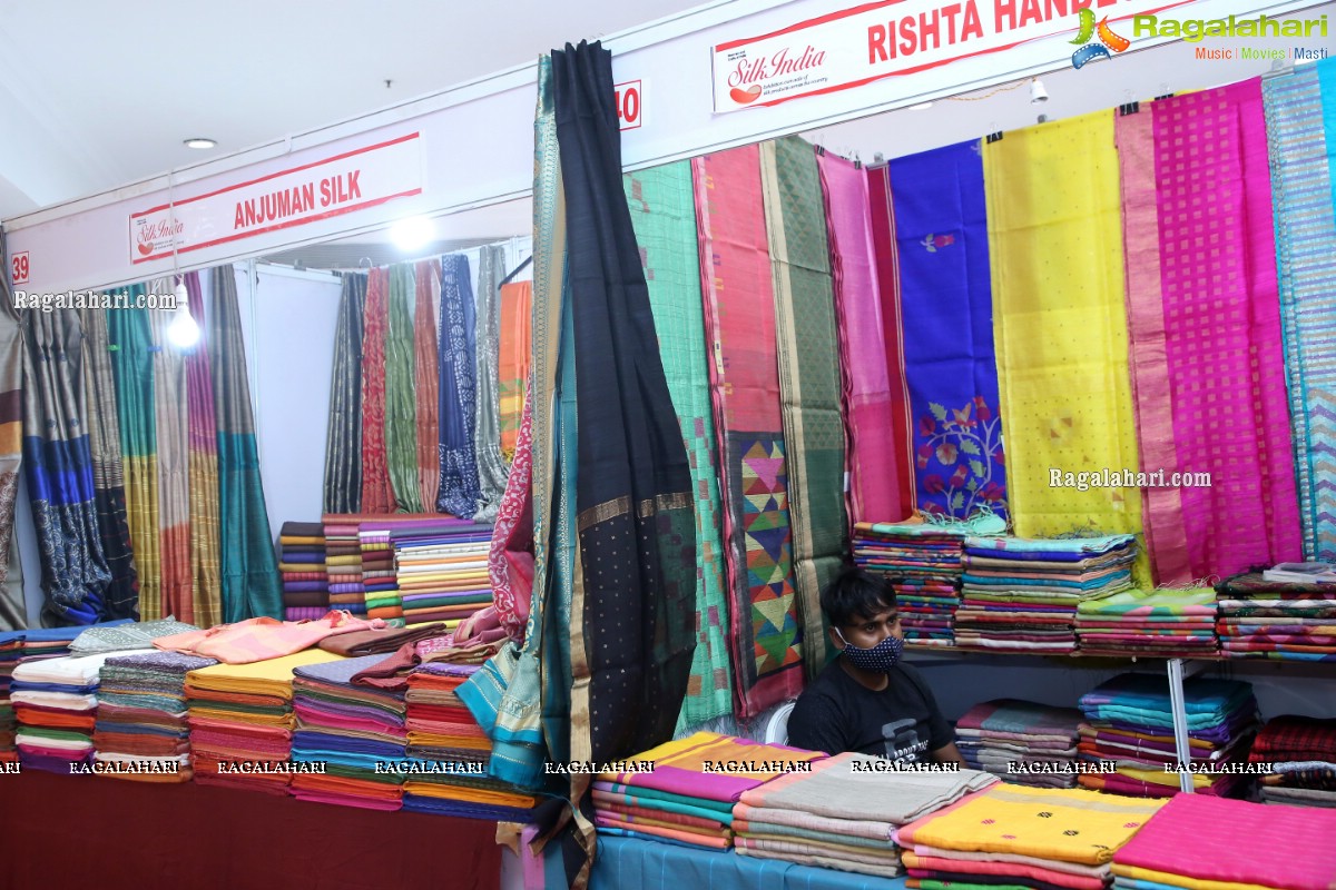 Sandhya Raju Inaugurates Silk India Expo August 2021 at Shilpakala Vedika