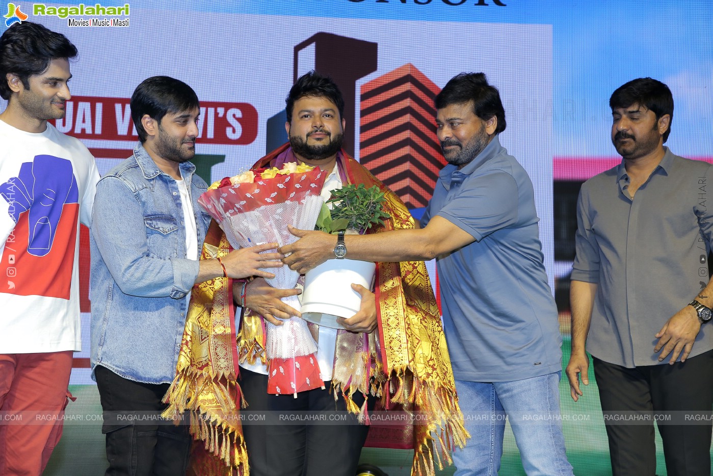 Celebrity Cricket Carnival Jersey & Trophy Launch by Chiranjeevi