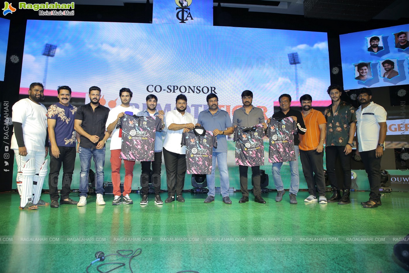 Celebrity Cricket Carnival Jersey & Trophy Launch by Chiranjeevi