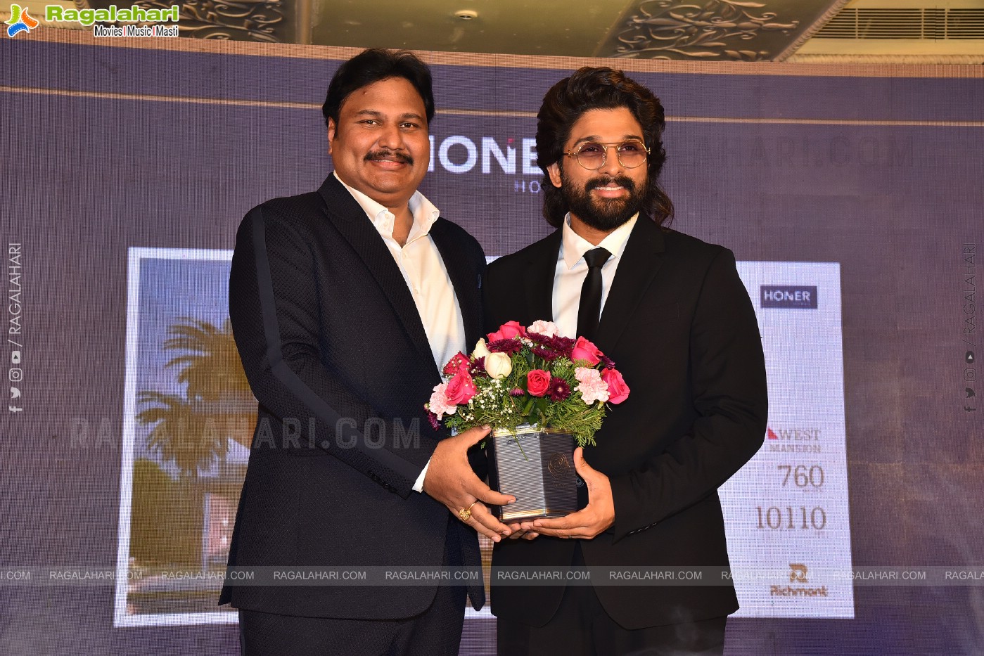 Honer Richmont launched by Honer Homes Brand Ambassador Allu Arjun