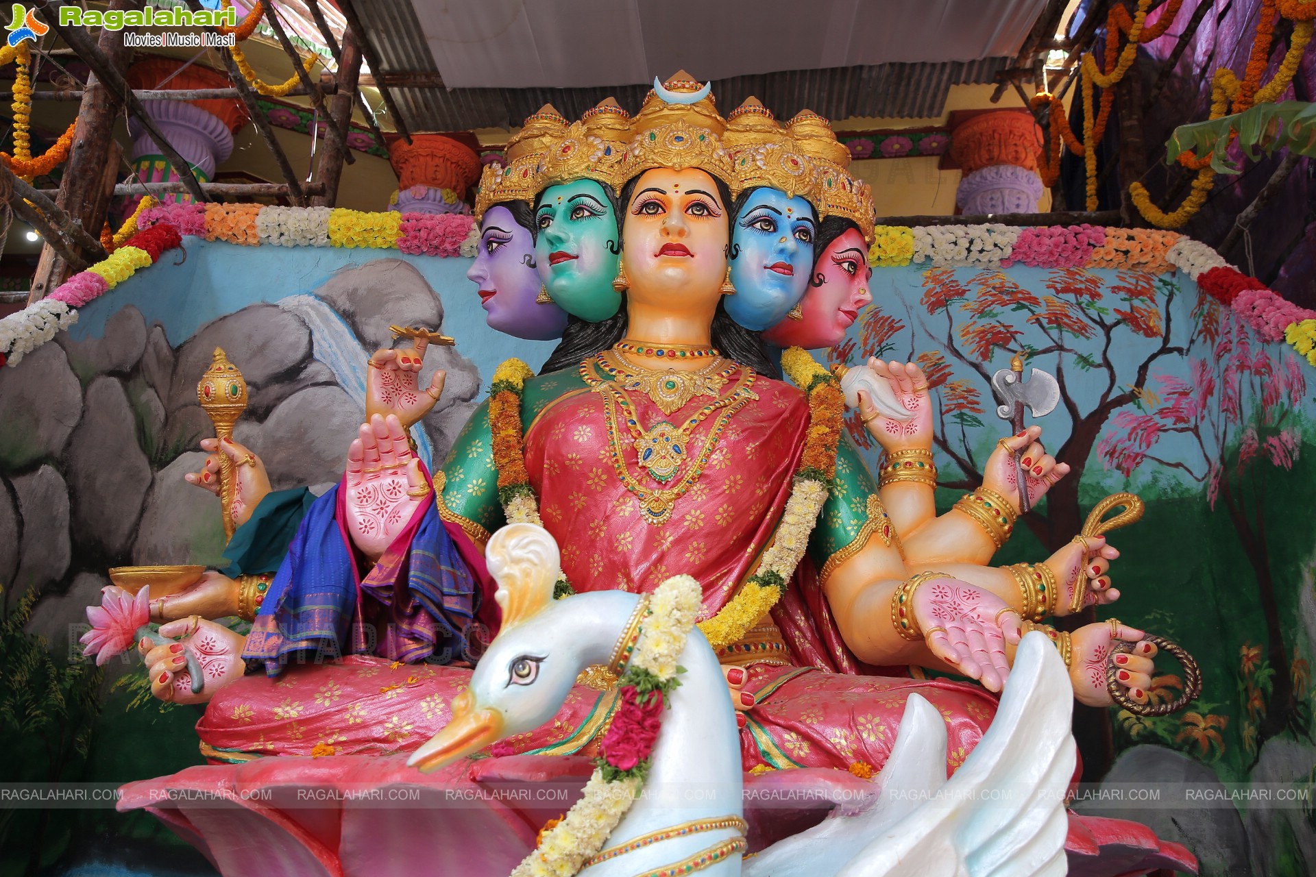 Khairatabad Ganesh 2022 as Shri Panchamukha Mahalakshmi Ganapati - The 50-Feet Tall Idol Made From Clay