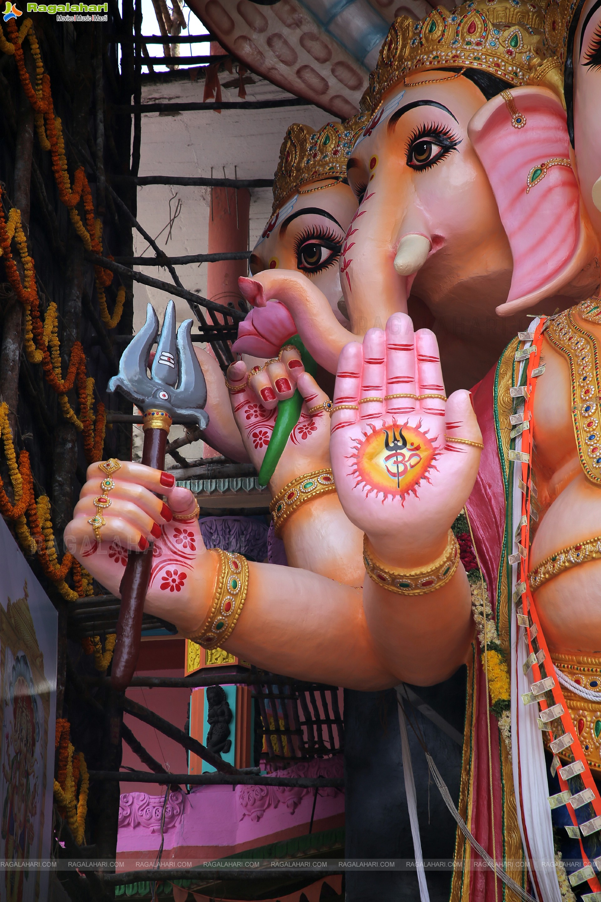 Khairatabad Ganesh 2022 as Shri Panchamukha Mahalakshmi Ganapati - The 50-Feet Tall Idol Made From Clay